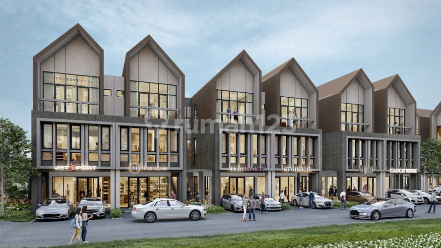 Blok D2 (Tipe 7x18) di Delrey Business Townhouse, BSD City