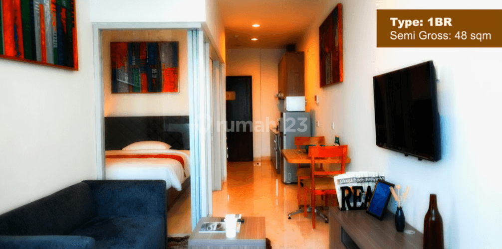 Tipe 1 Bedroom di M Gold Tower