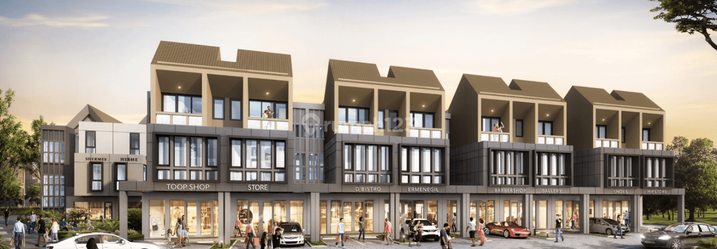 Blok C1 (Tipe 6x15 IRR) di Delrey Business Townhouse, BSD City