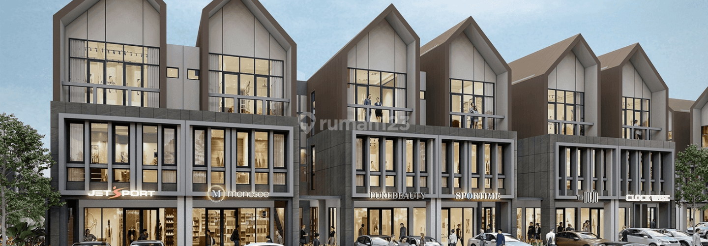 Blok D3 (Tipe 7x18) di Delrey Business Townhouse, BSD City