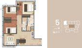 Unit 3BR di Gallery West Residences