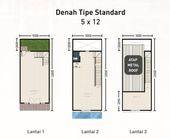 Tipe Standar ( 5 x 12 ) in Jababeka Residence