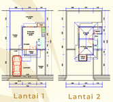 Tipe 45/87 di Green Caraka Residence