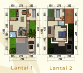 Tipe 73/87 di Green Caraka Residence