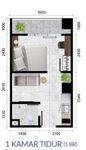 Tipe One Bedroom in  Anwa Residence Bintaro