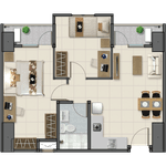 PREMIUM TIPE 2 BR in Grand Central Bogor