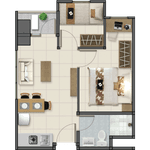 PREMIUM TIPE 2 BR in Grand Central Bogor