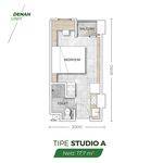 Studio A in Apartemen Emerald Bintaro