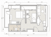 Tipe 2 Bedroom B di Lrt City Sentul