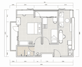 Tipe 2 Bedroom BB di Lrt City Sentul