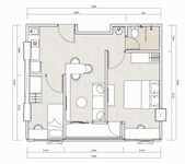 Tipe 2 Bedroom CC di Lrt City Sentul