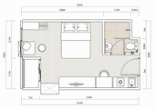 Tipe Studio Deluxe di Lrt City Sentul