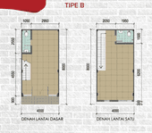 Tipe B & C - 4x8 di Ruko YC Hub BSD