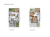 Tipe Magnolia di Cluster Meranti, Padi Golf Estate at Suvarna Sutera