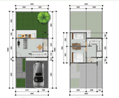 Rumah 2 lantai in Singosari Millenial Hasanah