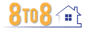 8to8 Property logo