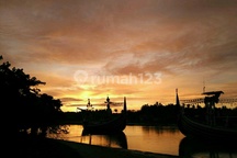 Jual Tanah bonus Villa Joglo di muara pantai perancak pengambengan