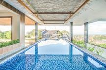 For Lease Luxury Modern Villa With Big Stunning Pool And Sea View 3 Floor In Goa Gong, Jimbaran