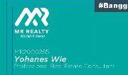 YOHANES WIE – MR EL | Agen Properti MR Realty