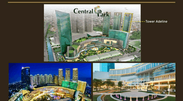 Gambar 2 Apartemen Central Park Residence, 2BR furnished, MURAH