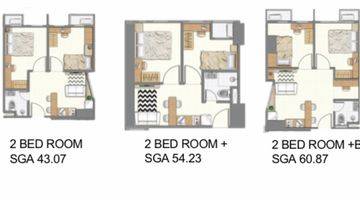 Gambar 3 Apartemen 2BR Unfurnished Di Evenciio Margonda Depok