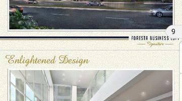 Gambar 4 Ruko baru 6 lantai  , Foresta Business Loft Signature no.2 mewah di BSD City Tangerang Selatan