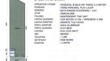 Gambar 2 Gudang, Baru Gress, Lokasi Strategis, Bagus + Siap Pakai