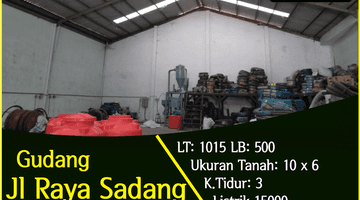 Gambar 1 Gudang Luas Sadang Lb 500m Daerah Kopo Sadang, Bandung