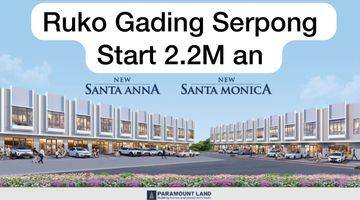 Gambar 1 Ruko Baru 2 Lantai | St Anna | St Monica | Gading Serpong | 2.2 M