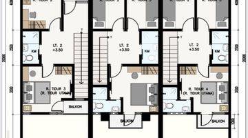 Gambar 3 RUMAH BARU GRESS JEJER 3 UNIT SISA 2 MEDOKAN ASRI BARAT RUNGKUT SURABAYA