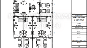 Gambar 1 RUMAH DI KARYA BARAT, JELAMBAR, JAKARTA BARAT