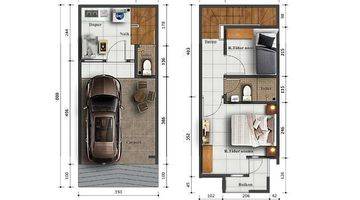 Gambar 1 Townhouse Rawamangun harga miring