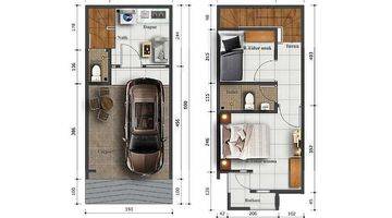 Gambar 5 Townhouse Rawamangun harga miring