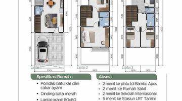 Gambar 3 Rumah Mewah Exclusive 3 Lt Harga 1Man Di Lokasi Strategis Bambu Apus