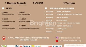 Gambar 3 Perumahan Ekslusif di MALANG - JAWA TIMUR - dengan HARGA TERMURAH DIKELASNYA