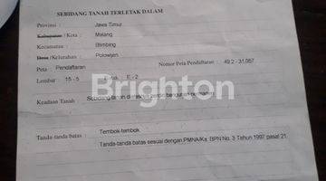 Gambar 2 Blimbing Polowijen sangat bagus dan strategis dan pinggir jalan serta Turun Harga