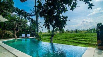 Gambar 1 Turun Harga...luxury Freehold Villa Style Nuansa Bali Modern Dengan View Sawah Abadi Di Berawa Canggu 