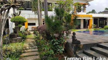 Gambar 4 Rumah mewah 5 kamar 2 lantai furnished ada kolam renang tanah luas hadap timur taman giri loka bsd serpong, alam sutera, gading serpong, tangerang selatan