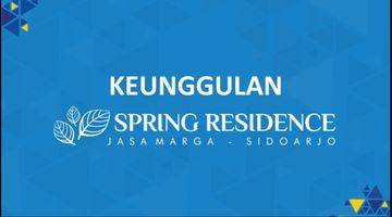 Gambar 3 A.48.Rumah SPRING RESIDENCE di SIDOARJO - STRATEGIS, HARMONY dan ASRI (GRADE A+)