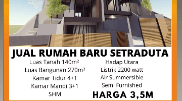 Gambar 1 Rumah Baru Setraduta Sisa 1 Unit - Bandung Utara