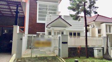 Gambar 1 rumah minimalis mewah kolam renang villa puncak tidar