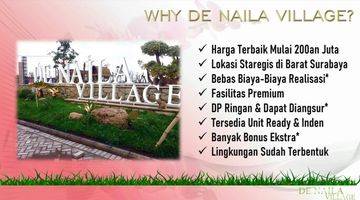 Gambar 4 A.76.Rumah De NAILA VILLAGE - MENGANTI di BARAT SURABAYA - (SOLD OUT) - TOP SELLER -- STRATEGIS, MURAH dan DP 0% di BARAT SURABAYA