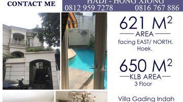 Gambar 1 DIJUAL Rumah Villa Gading Indah-Kelapa Gading. Semi-Furnished. 