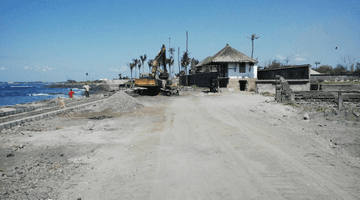 Gambar 5 tanah beach front lokasi sangat tenang di pantai ketewel