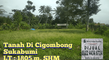 Gambar 3 Tanah di Cigombong LT 1805 bagus dan datar