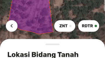 Gambar 1 Tanah kebun pinggir jln utama air sanih dan siap bangun