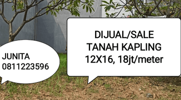 Gambar 1 TANAH KAPLING 12X16 KOTAK DALAM CLUSTER GADING RESIDENCE KELAPA GADING