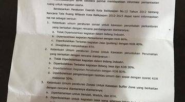 Gambar 2 Tanah prospek luas pinggir jalan raya besar menuju IKN