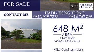 Gambar 3 DIJUAL Kavling Villa Gading Indah-Kelapa Gading. 10 Menit ke MOI 