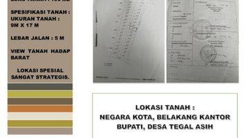 Gambar 1 Jual murah tanah 150m2 Rp.125 juta total lokasi Negara